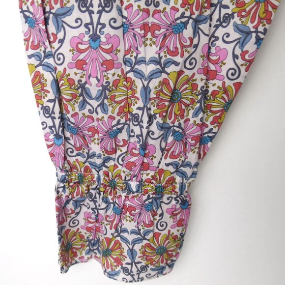 J.Crew x Liberty Honeysuckle Floral Print Blouse Size XXS - Picture 4 of 11